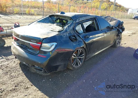 2018 BMW 750I xDrive from USA, damaged, VIN WBA7F2C53JB238766